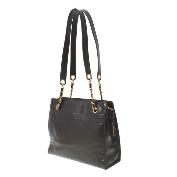 Chanel Chain Shoulder Gold Metal Fittings Lambskin Black - Picture 2 of 8